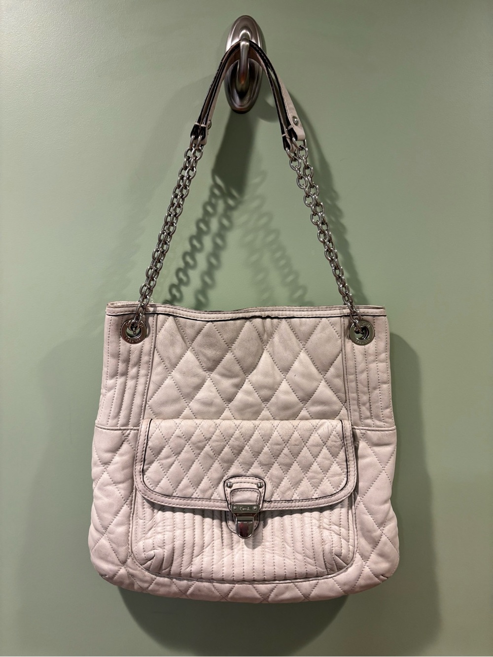 Y2K Vintage Coach Quilted Leather